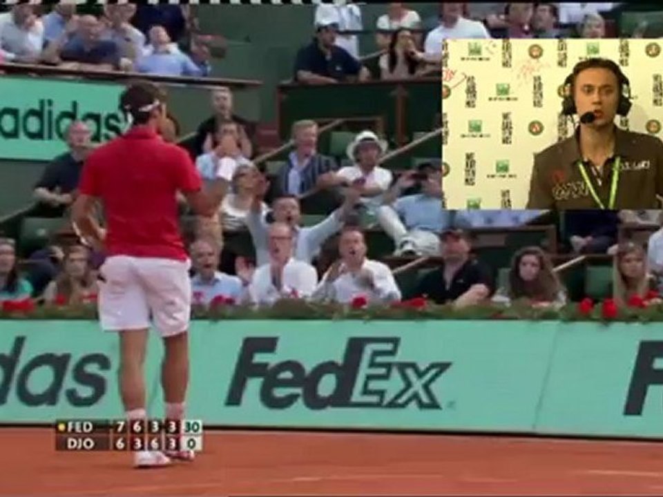 Samedi 2 juin 2012 - Federer vs Djokovic - Yannick