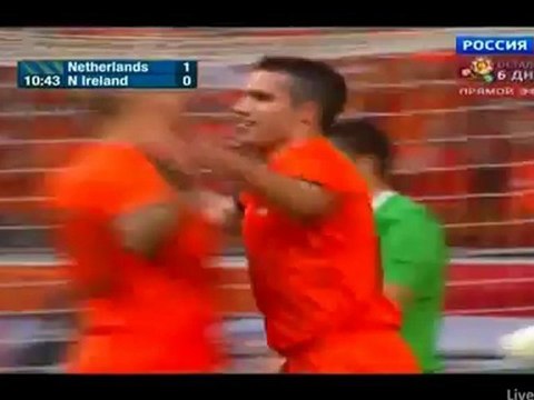 Holland vs Northern Ireland 1:0 van Persie