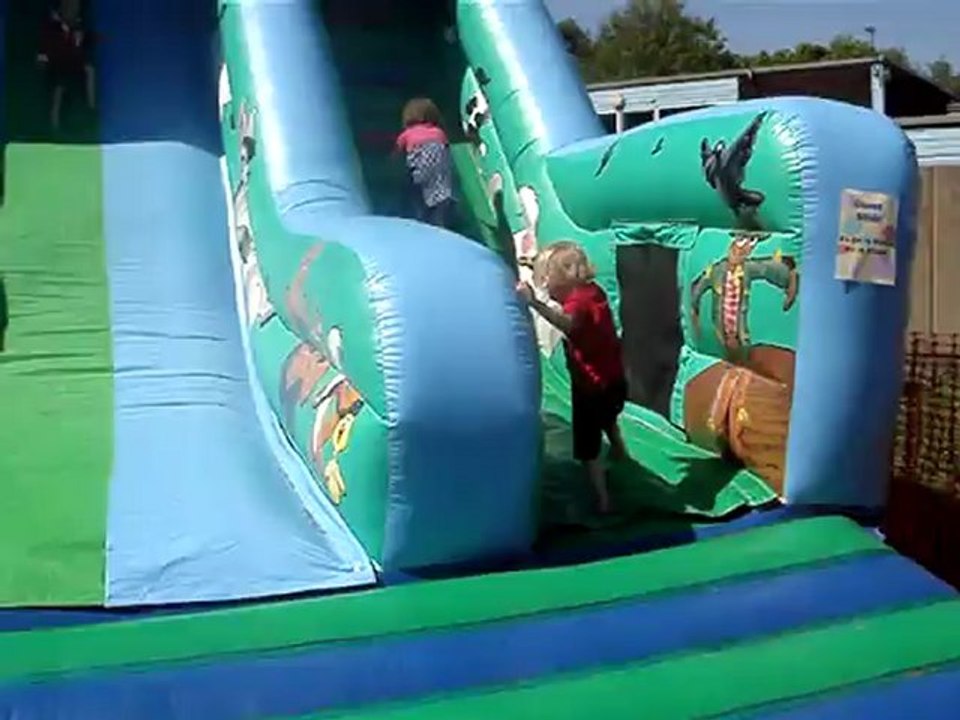 Bouncy slide