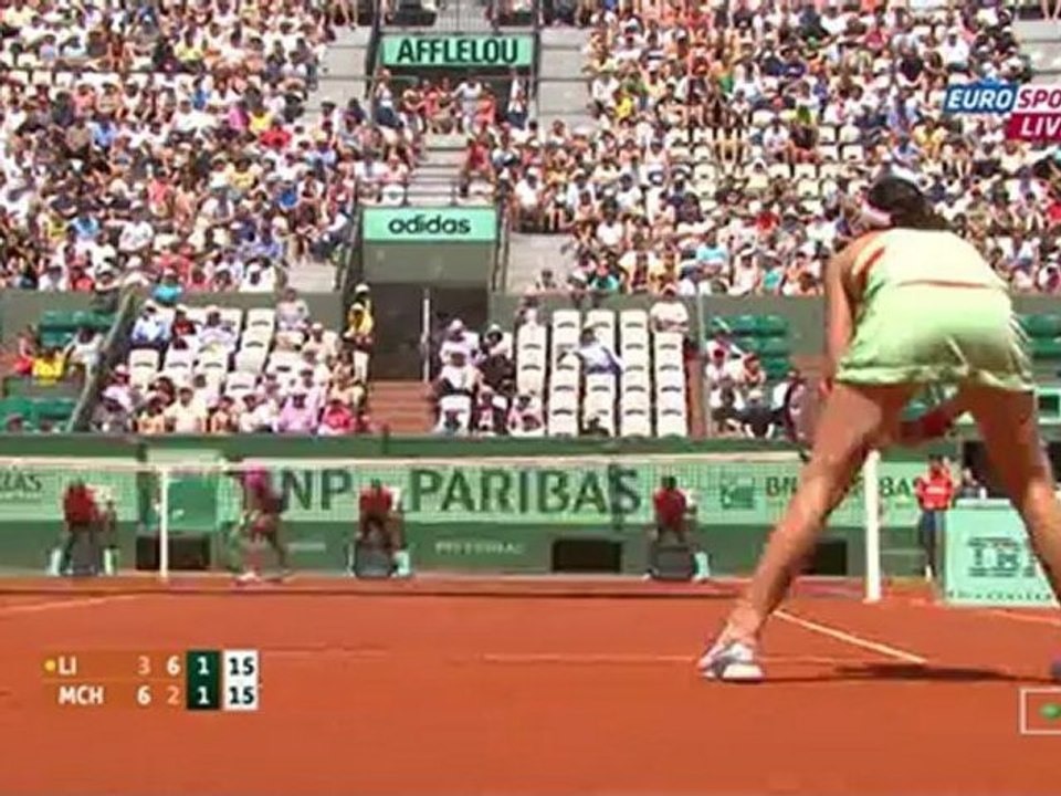 Roland Garros 2012 - 3rd Round - Li vs Mchale [rgfootball.net]