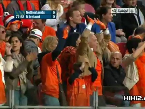 Holland 6-0 Northern Ireland