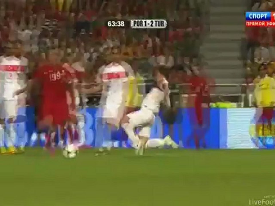 Cristiano Ronaldo penalty miss vs Turkey