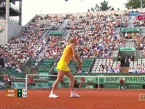Roland Garros 2012 - 3rd Round - Kanepi vs Wozniacki 111