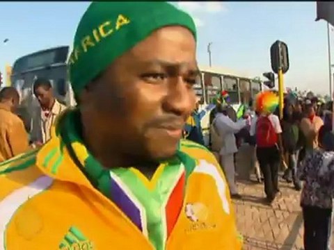 South Africa parties before World Cup kickoff