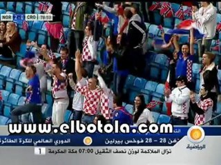 اهداف مقابلة كرواتيا 1.1 النرويج