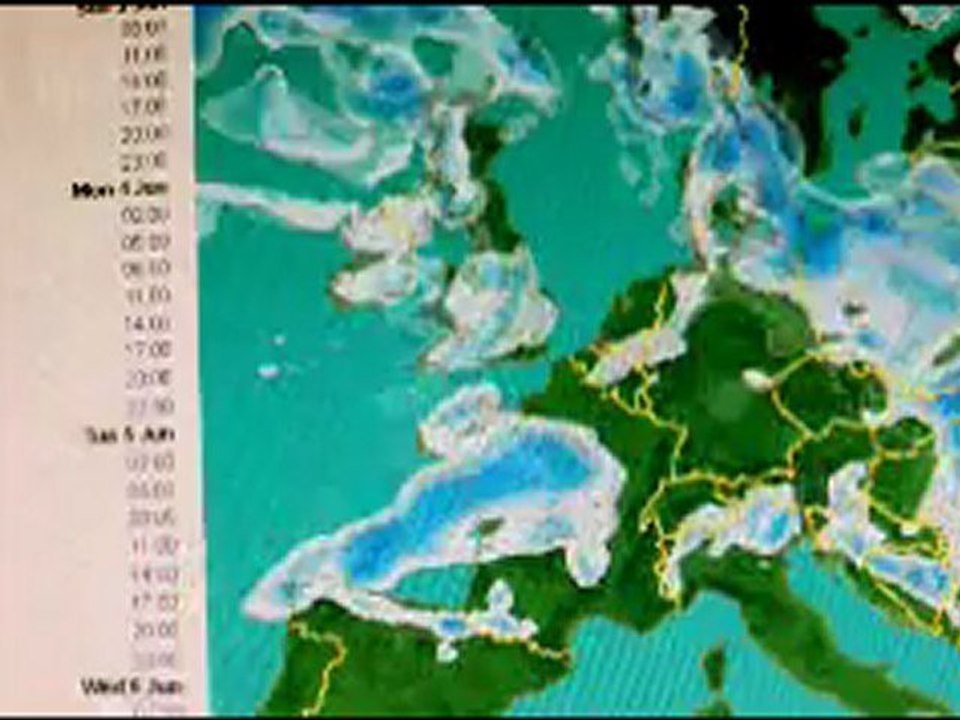 Prévision météo Dim du 03 juin 2012