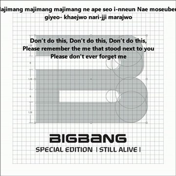 [AUDIO] Big Bang - Monster ( romanization + english lyrics )