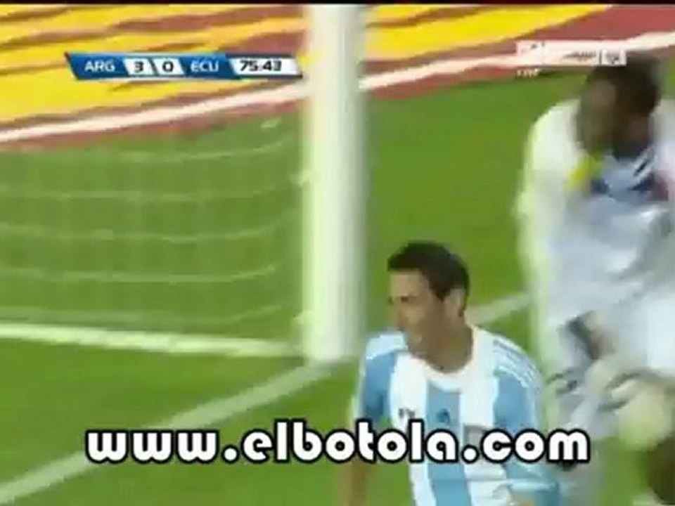هدف الأرجنتين الرابع ضد الإكوادور