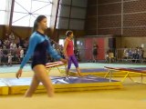 Démonstration de trampoline par les compétitifs du club de Gymnastique Agrès ASW les Optimistes