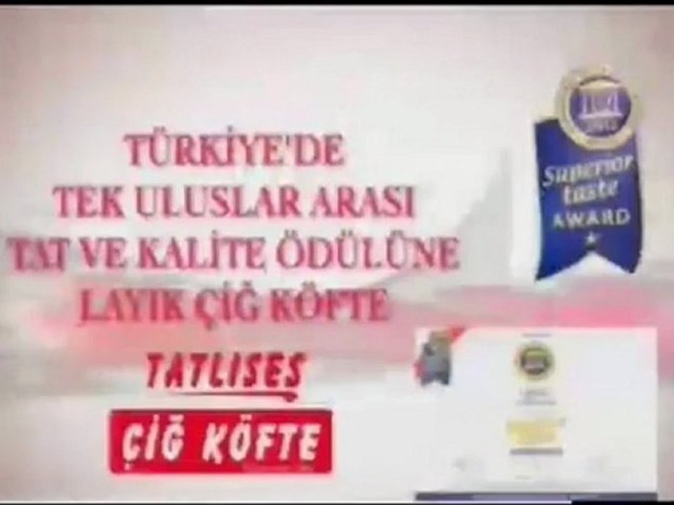 tatlıses çiğ köfte reklam filmi (Haziran 2012)