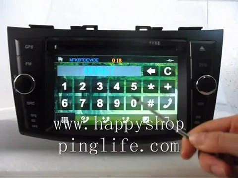 Suzuki Swift DVD Player GPS Navigation TV Bluetooth