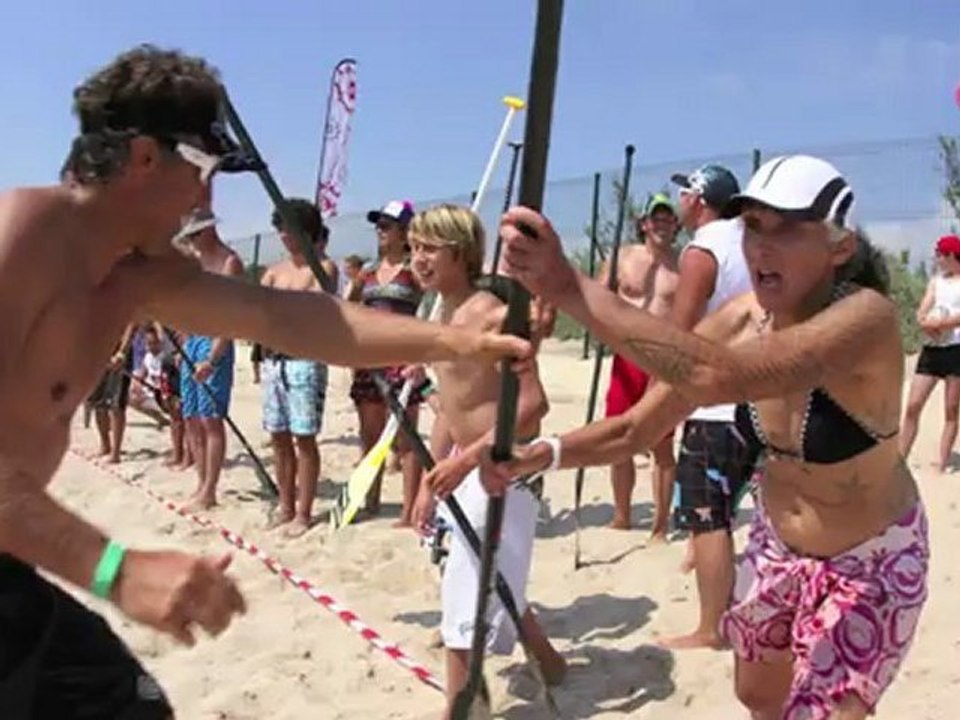 Conviviale SUP des Goldgames à Hyères. AG PRODUCT.