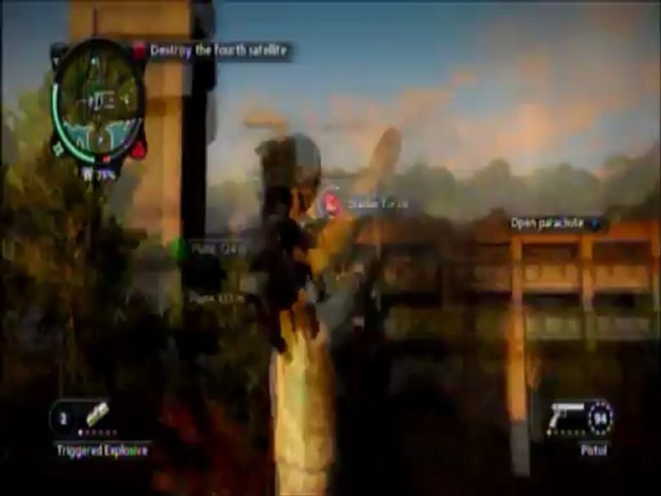 Just Cause 2 Marathon Play P8- Do a barrel rowl