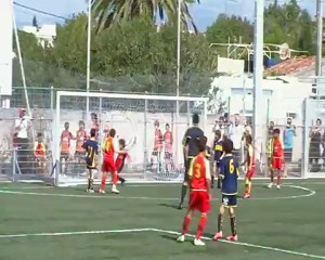 ETOILE CLARET MONTETY U11 - Tournoi Antibes La Fontonne 2012 - Match vs Juan les Pins (3-0) but de Sean