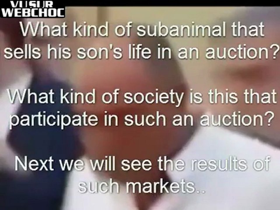 vend son fils aux enchères pour qu’il serve de bombe humaine