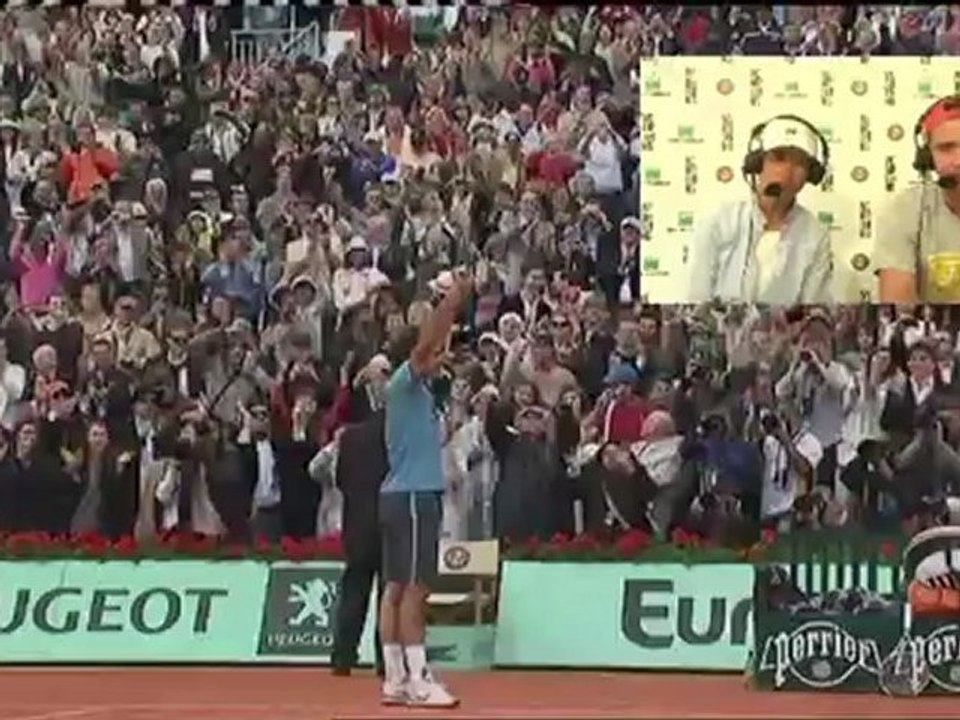 Dimanche 3 juin 2012 - Federer vs Soderling - Christine & Christophe