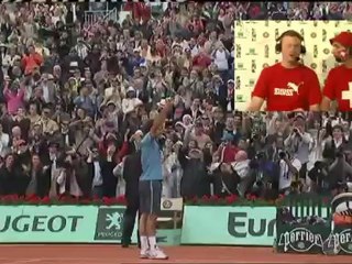 Dimanche 3 juin 2012 - Federer vs Soderling - Nicolas & Rodolphe
