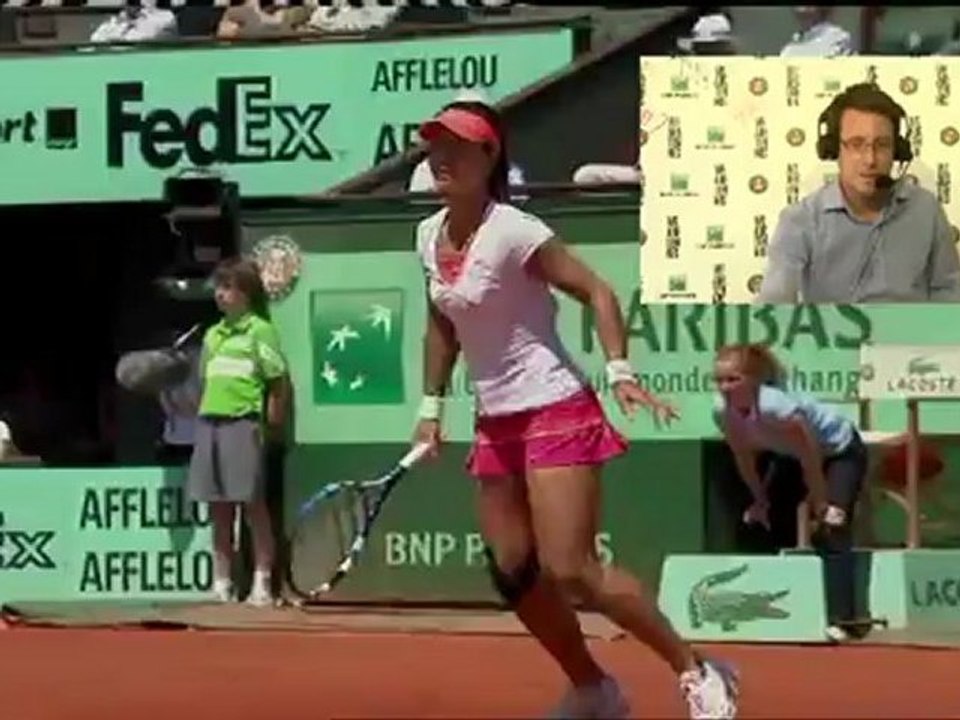 Dimanche 3 juin 2012 - Li vs Sharapova - Nicolas