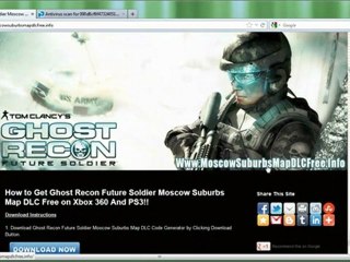 How to Get Ghost Recon Future Soldier Moscow Suburbs Map DLC Free