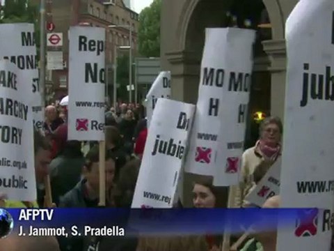 Jubilé de diamant: les anti-monarchie ne sont pas à la fête