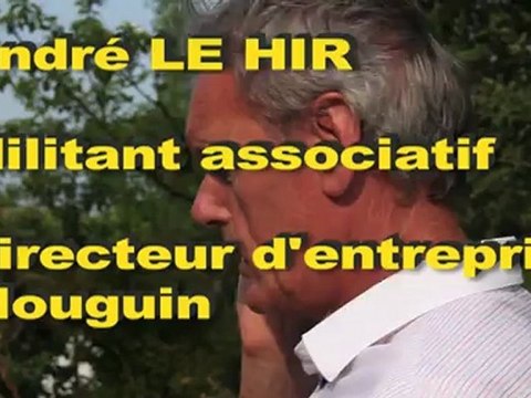 Jean-Luc Bleunven - Soutien : André Le Hir, militant associatif et directeur d'entreprise à Plouguin