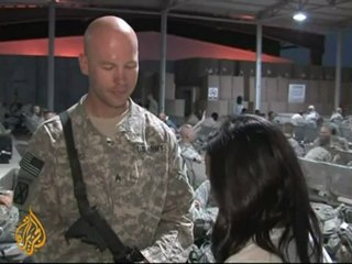 US troop draw-down begins in Baghdad