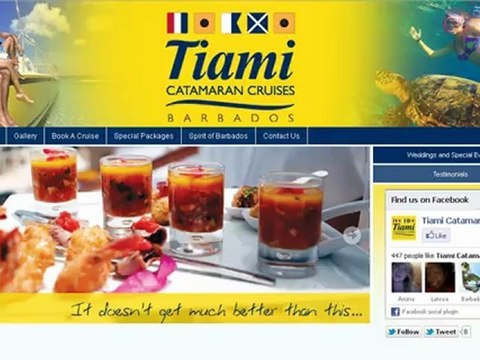 Tiami Catamaran Video: Swiming with Turtles & Party Cruising