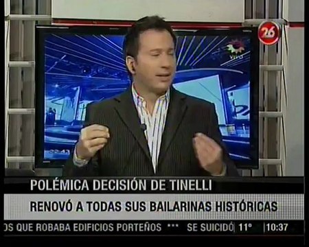 Las bailarinas fueron despedidas del staff de ShowMatch ▬ El Diario del DOmingo, Luis Bremer