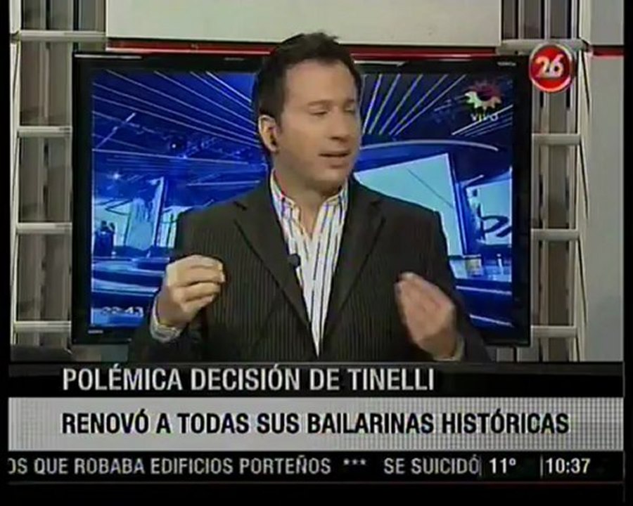 Las bailarinas fueron despedidas del staff de ShowMatch ▬ El Diario del DOmingo, Luis Bremer