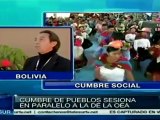 Cumbre de los pueblos sesiona en paralelo a la de la OEA