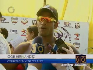 Voleibol de playa criollo logra cupo a Londres 2012