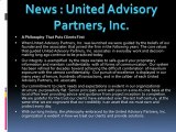 UNITED ADVISORY PARTNERS NEWS