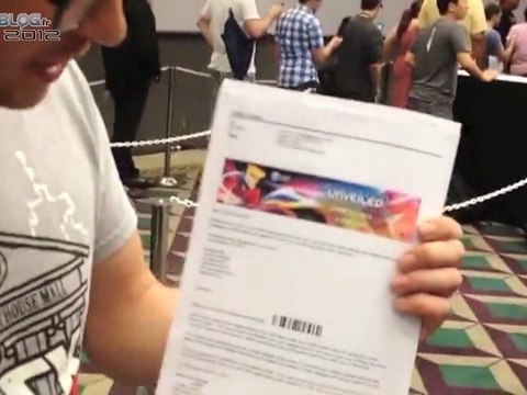 E3 2012 : récupération du badge