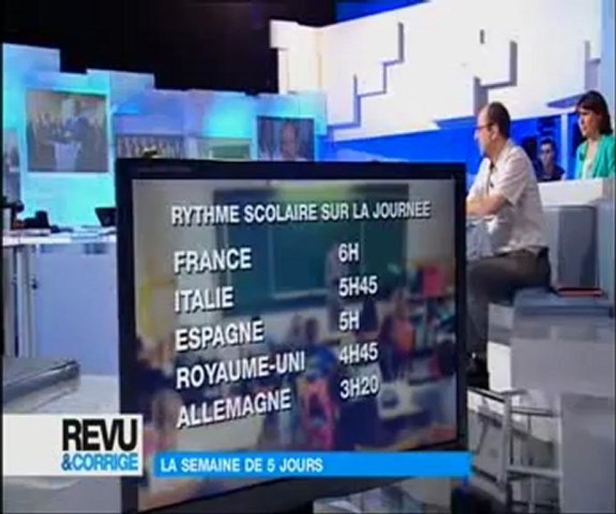 Rythmes scolaires (France5 - Revu et Corrigé du 26 mai 2012)