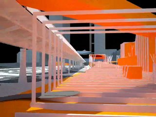 La Défense : jardins de l'Arche