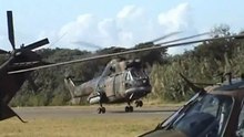 South African Airforce Oryx  Helicopter 2nd Display Virginia 2011