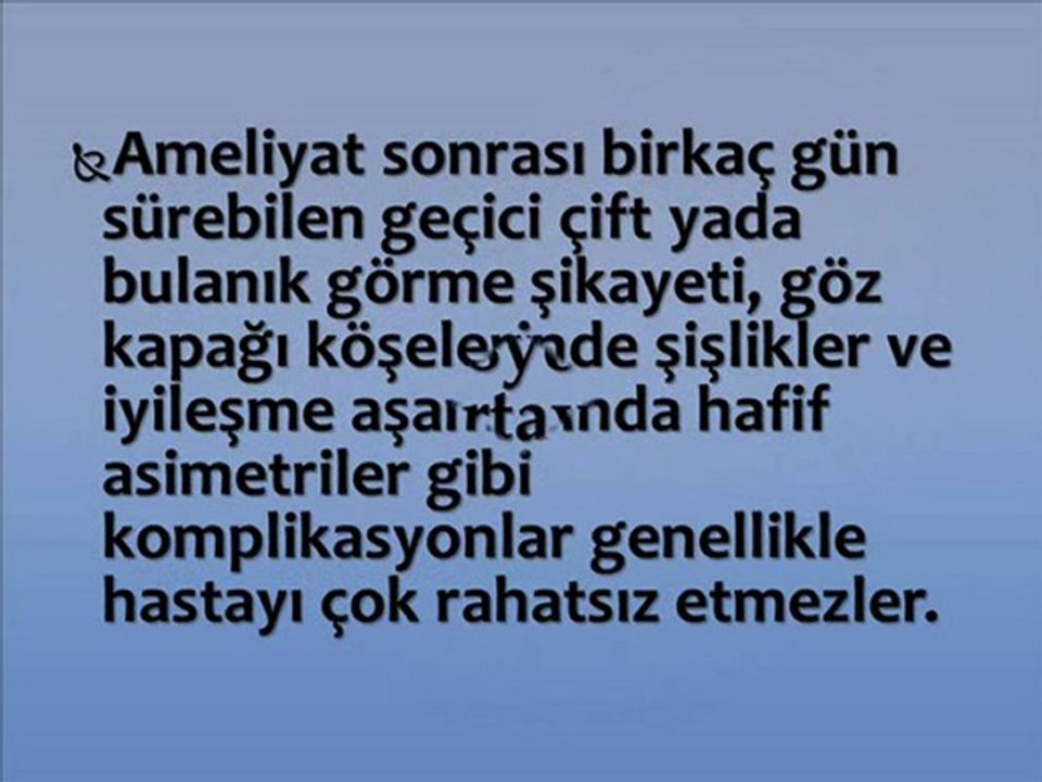 Göz Kapağı Estetiği Fiyatları,Göz Kapağı Estetiği Sonrası,Prof. Dr. Lale Közer Bilgin,Göz Kapağı estetiği