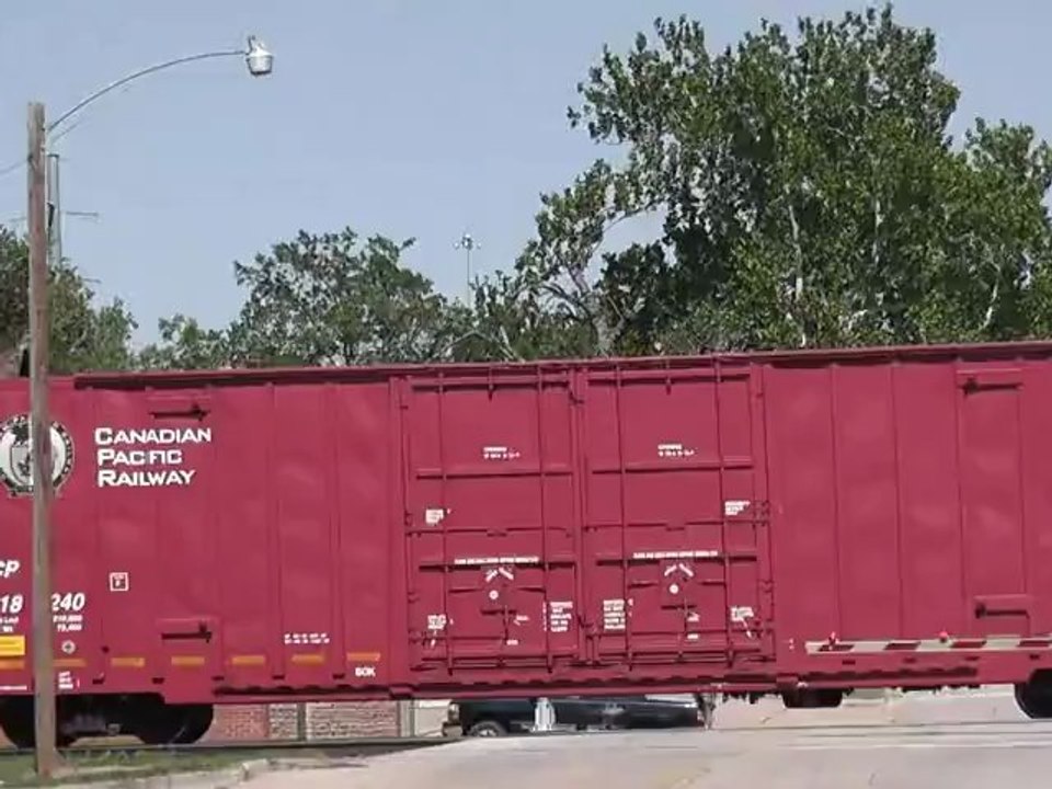 Freight train in Oklahoma City