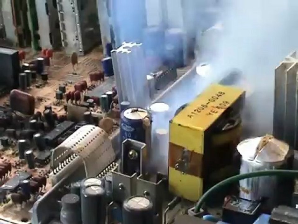 Cap venting on 150 Volts AC