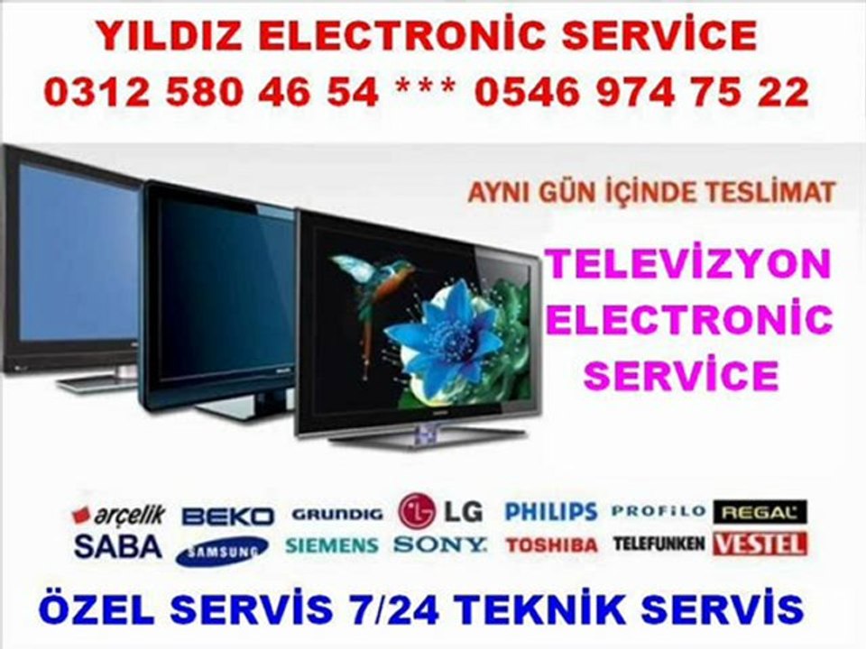 KEÇİÖREN'DE TELEVİZYON LCD VE PLAZMA TAMİRİ SAMSUNG LG PHILIP REGAL VESTEL SONY