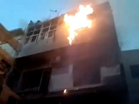 Syria فري برس حمص حي الحميدية آثار القصف العشوائي على المدينة 10 6 2012 هاااام Homs