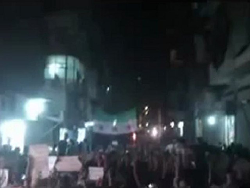 Syria فري برس حلب بستان القصر مظاهرة حاشدة نصر للريف الحلبي ج1 10 6 2012 Aleppo