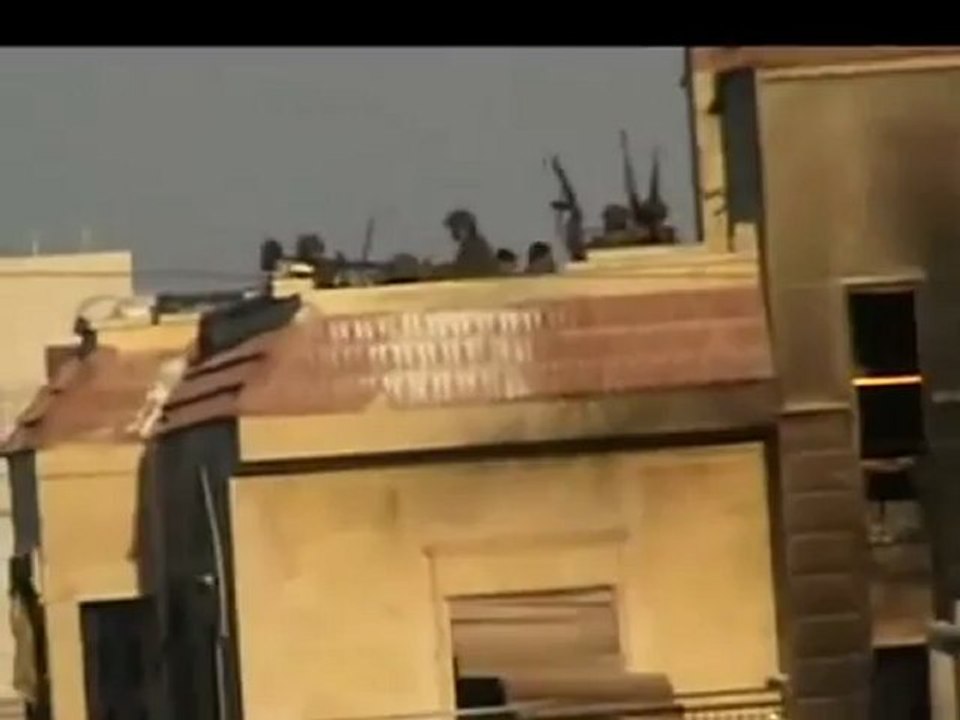 Syria فري برس  حلب انتشار دبابات النظام في شوارع منطقة الاتارب 10 6 2012 ج2 Aleppo