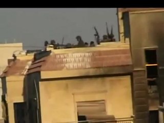 Syria فري برس  حلب انتشار دبابات النظام في شوارع منطقة الاتارب 10 6 2012 ج2 Aleppo