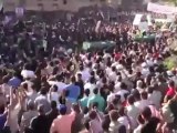 Syria  فري برس  درعا الله أكبر رسالة من أبطال درعا إلى المسيء نصر اللات المجرم 10 6 2012 Daraa
