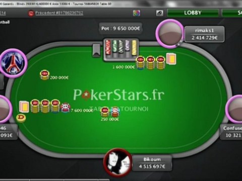 PokerStarsLive - All In Sunday du 10 Juin 2012 (Partie 7)