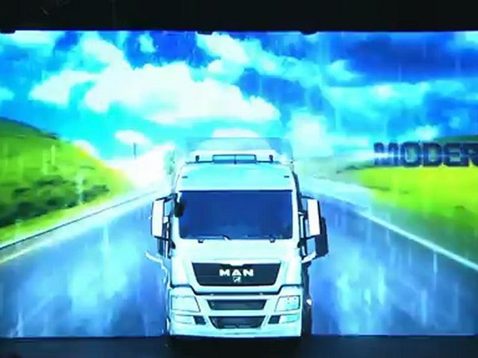 Man TGS Efficient Line - 3D Project Mapping
