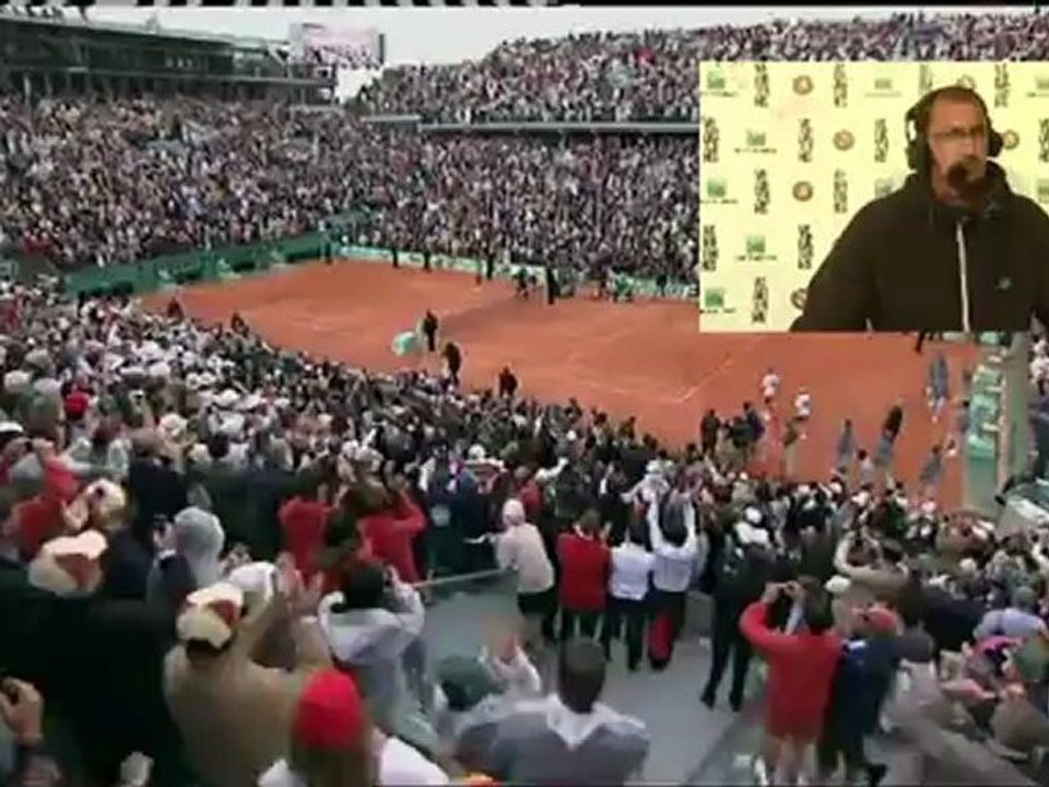 Lundi 4 juin 2012 - Federer vs Djokovic - Julien