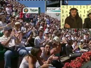 Lundi 4 juin 2012 - Monfils vs Melzer - Greg & Thomas