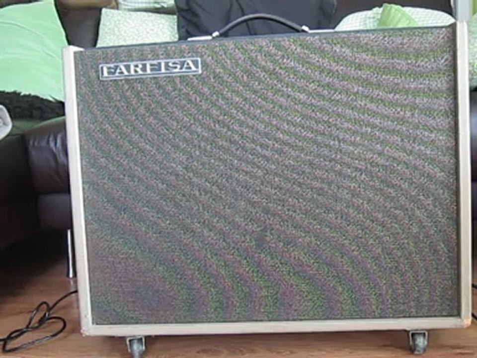 Farfisa FR-40 with Epiphone SG Vintage G-400